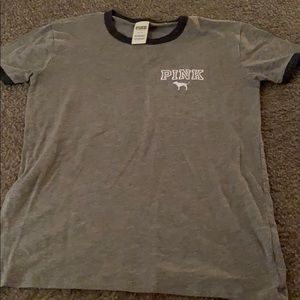 PINK grey tshirt